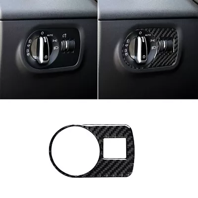 Carbon Fiber Headlight Switch Button Cover For Audi TT 8N 8J MK123 TTRS 2008-14 • $10.99