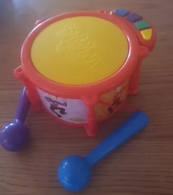 VINTAGE ☆THE WIGGLES☆ MUSICAL TOY DRUM - 2004 - Original Wiggles • $20