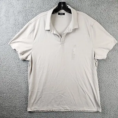 Alfani Alfa Tech Stretch Plain Polo Shirt  Mens Double Large $24 Moonstruck • $6.80
