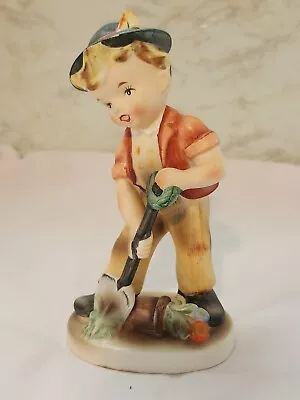 Vintage Lefton 6  Tall  Little Gardener  #1110 Figurine • $18