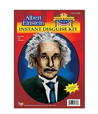 Albert Einstein - Heroes In History - Mad Scientist - Costume Accessories • $13.99