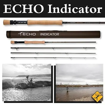 Echo Indicator 6wt 10'0  Fly Rod | Lifetime Warr. - FREE SHIPPING • $279.99