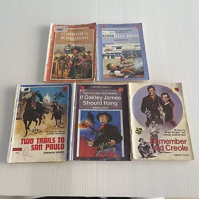 Vintage Lot 5 Cleveland Western Cowboy Adventure Magazines - Emerson Dodge • $32.50