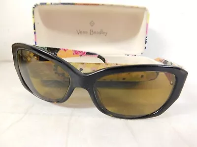 Vera Bradley Sunglasses With Case  Maxine Ziggy Zinnia Tortoise Shell 55-15-130 • $26.99