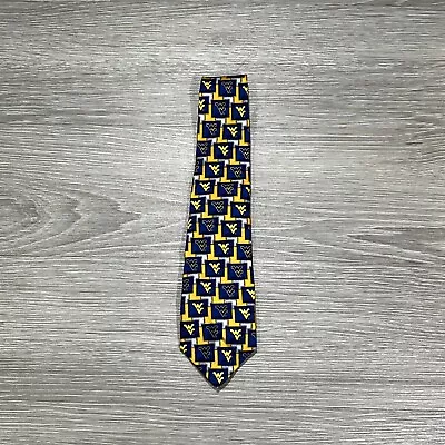 West Virginia Tech Hokies Tie Men 3” Blue VT LOGO Eagles Wings Official Necktie • $17.99