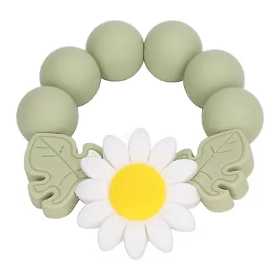 Silicone Baby Links Hand Eye Coordination Exercise Easy Clean Lovely Flower Baby • £7.64