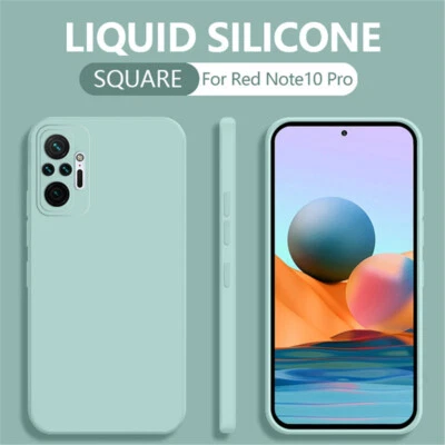 $12.91 • Buy Square Liquid Silicone Shockproof Case For Redmi Note 10 11 9 11s 11T Pro 10A 10