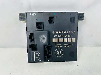 03-09 Mercedes W211 E350 E550 Rear Right Door Control Module OEM 2118704126 • $18.68