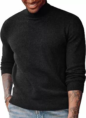 PJ PAUL JONES Men's Mock Turtleneck Sweater Long Sleeve Undershirts Wool Blend P • $86.98