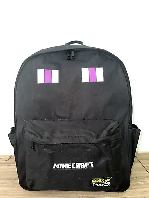 Minecraft Ender Dragon Character Print 17  Backpack School Book Bag • $25