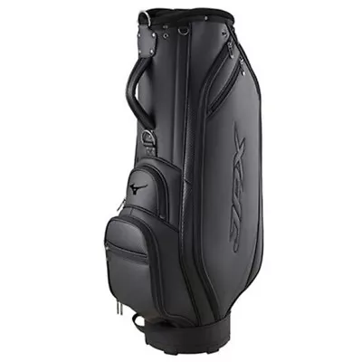Mizuno JPX 009 Caddie Bag 2024 Men's Golf 9.5  5Way PU 6.4lb Stand Ups/Ems Black • $439