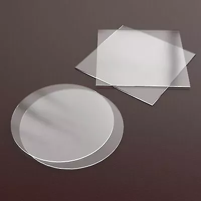 Acrylic Ganaching Plates Square & Round Board Discs Cake Decorating Buttercream • £9.77