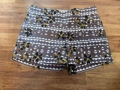 J. Crew Women's Multicolor Polyester Mid Rise Casual Stretch Shorts Size 4 • $25