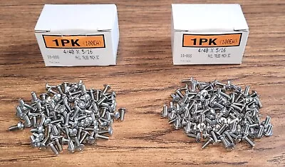 200 Count - #4-40 X 5/16  18-8ss Truss Head Phillips Stainless Machine Screws • $9.99