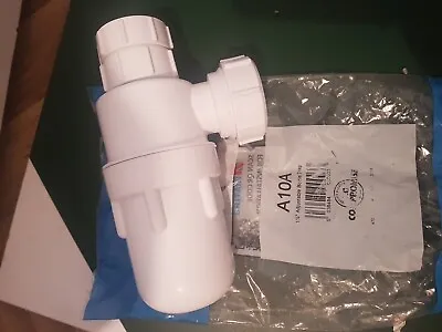 McAlpine Adjustable 1¼  White Inlet Bottle Trap | A10A • £4.99