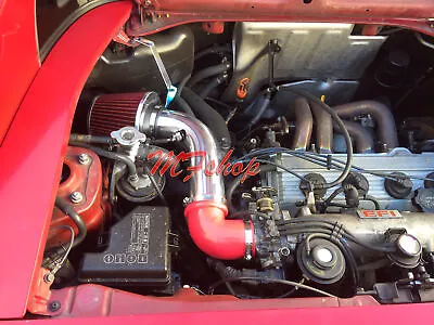 Red For 1991-1995 Toyota MR2 2.2L L4 Non-Turbo Air Intake System Kit + Filter • $46.75