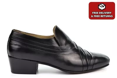 Montecatini Mens Cuban Heel Shoes Cuban Heel Leather Shoes (Small Fit Buy 1 Up) • £44.58