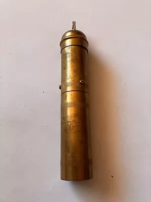 Vintage Brass Turkish Coffee Grinder Missing Handle • $18.95