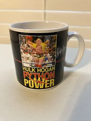 Vintage WWF Hulk Hogan Python Power Coffee Mug Cup Applause WWE • $25