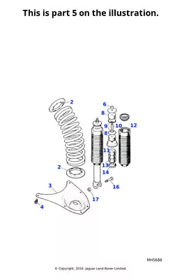 Jaguar Genuine Suspension Damper Shock Absorber Car Spare Fits XJ MMD2140CB • £228.56