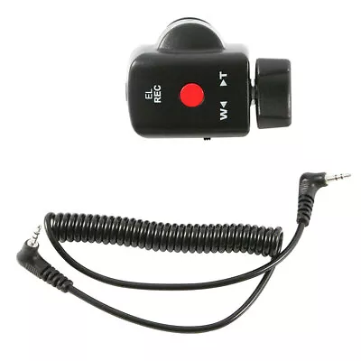 2.5mm Wired Camcorder Zoom Remote Controller For Canon Sony Lanc Camera Black 1x • £19.42