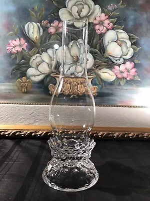 Vintage Fostoria American Hurricane Candle Holder Base With Chimney#2056#3 • $55.93