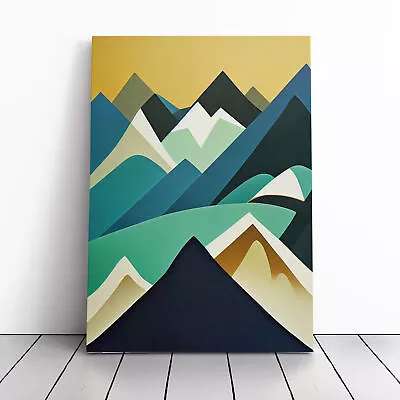 Mountain Abstract Vol.3 Canvas Wall Art Print Framed Picture Decor Living Room • $31.05