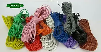 £11.95 • Buy N OO O Model Railway Hook Up / Equipment Wire 7/0.2mm Cable - Choice Of Length