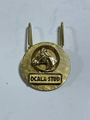 Vintage Ocala Stud Money Clip Gold Horse Racing Track  • $14.99