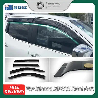 Injection Weathershields Weather Shields Fits Navara NP300 D23 2021+ • $63