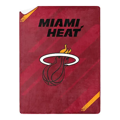 Northwest NBA Miami Heat Silk Touch Sherpa Throw Blanket 60 X80  • $59.95