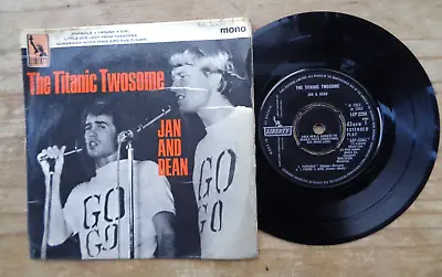 £14.99 • Buy Jan And Dean  The Titanic Twosome  Rare 1966 7  Ep Popsicle
