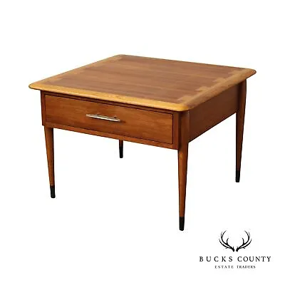 Lane Acclaim Mid Century Modern Walnut Side Table With Drawer • $595