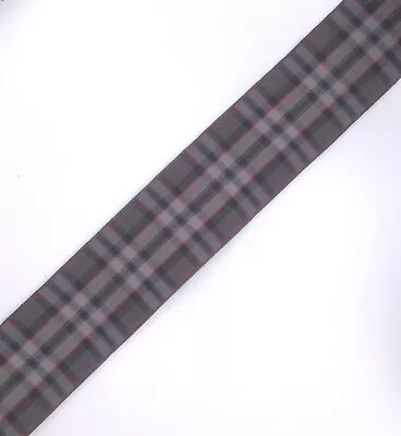 Silver Pride Of Scotland Tartan Ribbon~Choice Of Widths/Lengths~Free Postage • £3.90