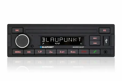 Blaupunkt Madrid 200 BT Car Radio Stereo Bluetooth USB Retro OEM Look AUX Input • £99.99