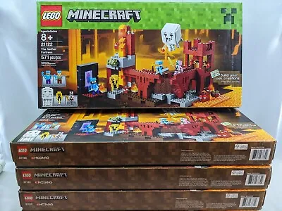 🔥New Sealed/Box Wear🔥 LEGO Minecraft: The Nether Fortress (21122) - RETIRED • $109.99