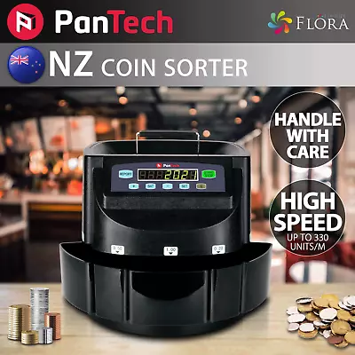 PanTech New Zealand NZ Coin Sorter Counter Automatic Electronic Counting-Machine • $230.95