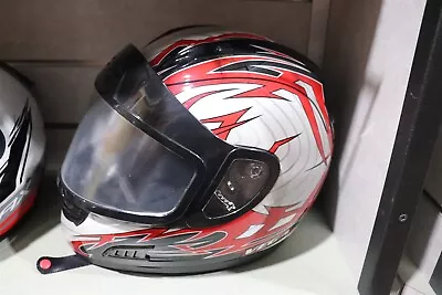 XS Vega Altura Stryker Snowmobile Helmet W/ Double Lens RED  • $49.99