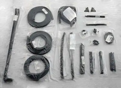 1988-1993 Ford Mustang Convertible Top SUPER Rubber Weatherstrip Seal Kit 21 Pcs • $416.45
