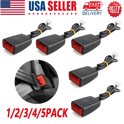 Front Driver Safety Seat Belt Buckle Plug Connector Warning Cable Camlock Duty  • $15.29