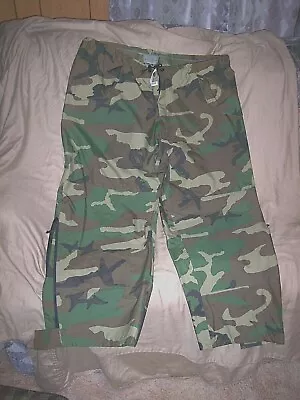 Genuine Military Camo Rain Pants XL Cold Weather Pants Army Camo Rain Pants XL • $94.95