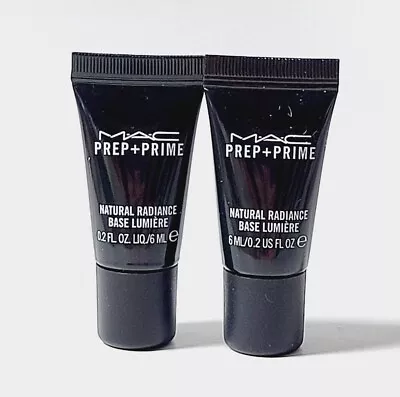 2× MAC Prep+Prime Natural Radiance Primer Radiant Pink+Radiant Yellow 0.2oz Ea • $11.95