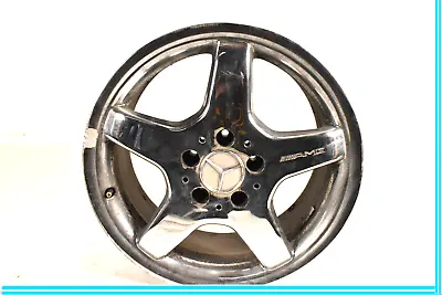 02-04 Mercedes SLK230 SLK32 CLK55 AMG R170 7.5 X 17  Front Wheel Rim Chrome Oem • $165