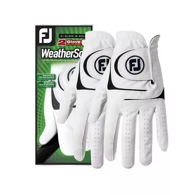 2024 FJ FootJoy WeatherSof 2-Pack Golf Gloves Mens & Ladies - Choose A Size!-NEW • $20.49