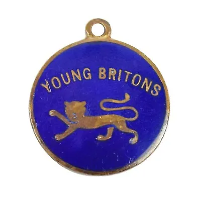 £8.50 • Buy Vintage Old Young Britons Junior Conservative Party Members Enamel Pendant Fob