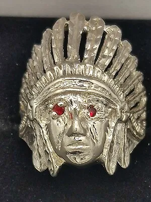 £61.38 • Buy Indian Head 925 Silver Ring