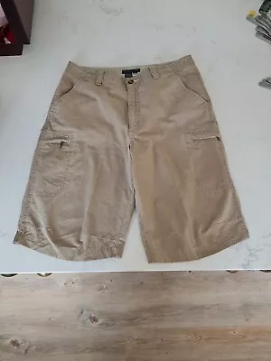 Men's Shorts Royal Robbins 100% Cotton Size 34 Beige Stone Travel Holiday Safari • £24.99