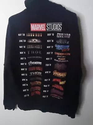 Mens Marvel Hoodie Size L Ten Years Marvel Movies Avengers Iron Man  • $24.99