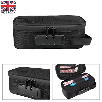 £12.39 • Buy Smell Proof Stash Bag Carbon Lined Stash Bag Lock Discreet Secure Rolling Box