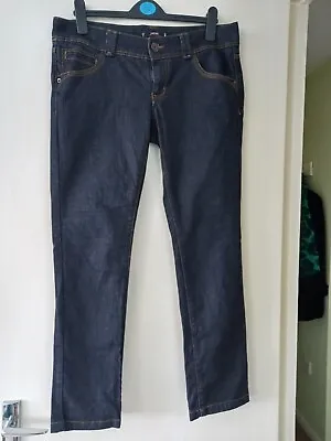 Miss Selfridge Dark Blue Jeans Size 12 • £7.99